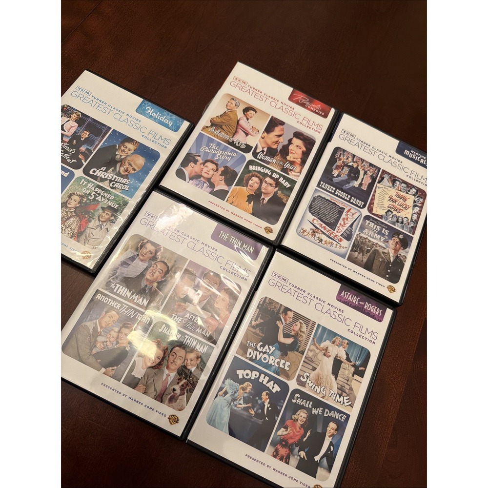 TCM Greatest Classic Films DVD Sets: Literary Romance, Romantic Comedies 16 Disk